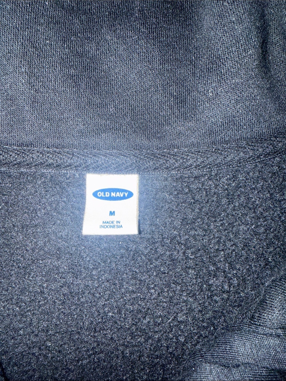 Old Navy Black Quarter-Zip Pullover Hoodie - Picture 2 of 9